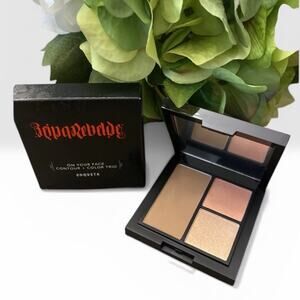 Reina Rebelde Contour Color Trio Coqueta Bronzer Highlight Palette 0.25oz NIB